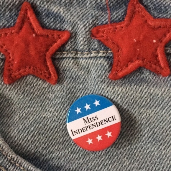 Mossimo High waisted Spirit of 76 shorts Sz 6 - Picture 5 of 5